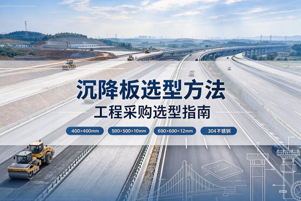 易门沉降板选择方法