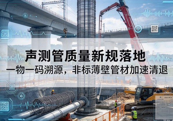 易门声测管质量新规落地，一物一码溯源，非标薄壁管材加速清退