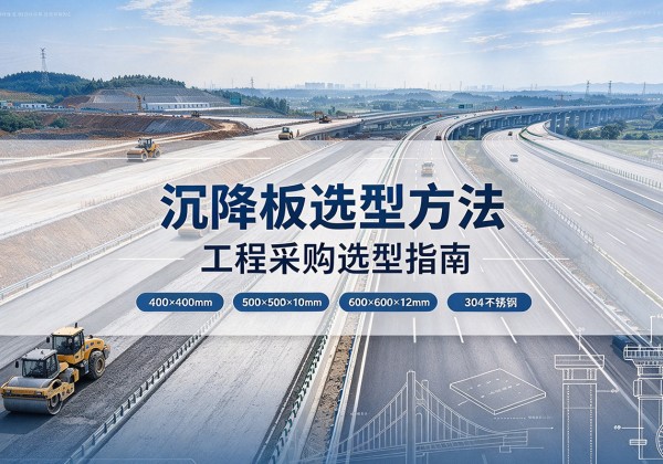 易门沉降板选择方法